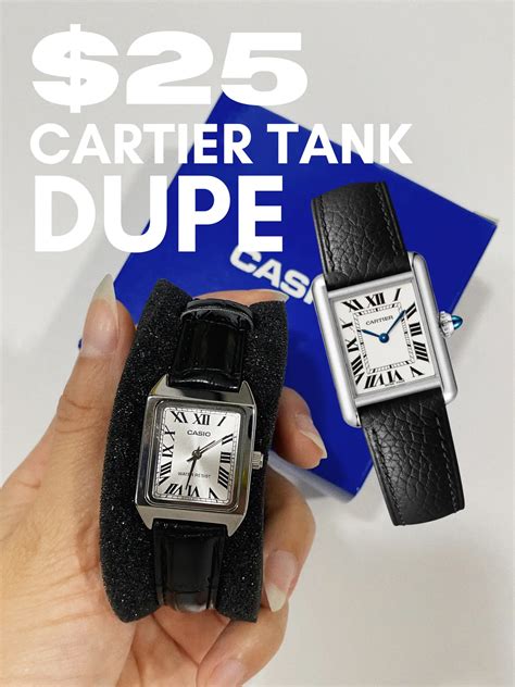 casio cartier dupe